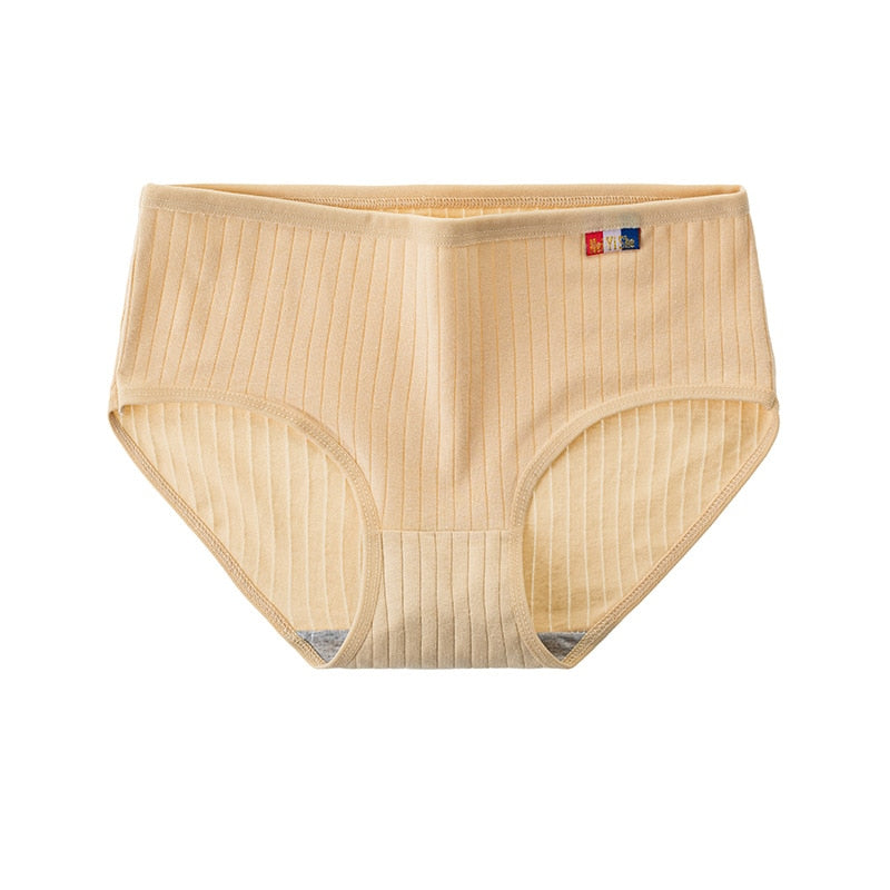 Women Cotton Underwear Seamless panties Sexy panty Female Breathable Solid Color Underpants Girls' Lingerie Briefs-XXL
