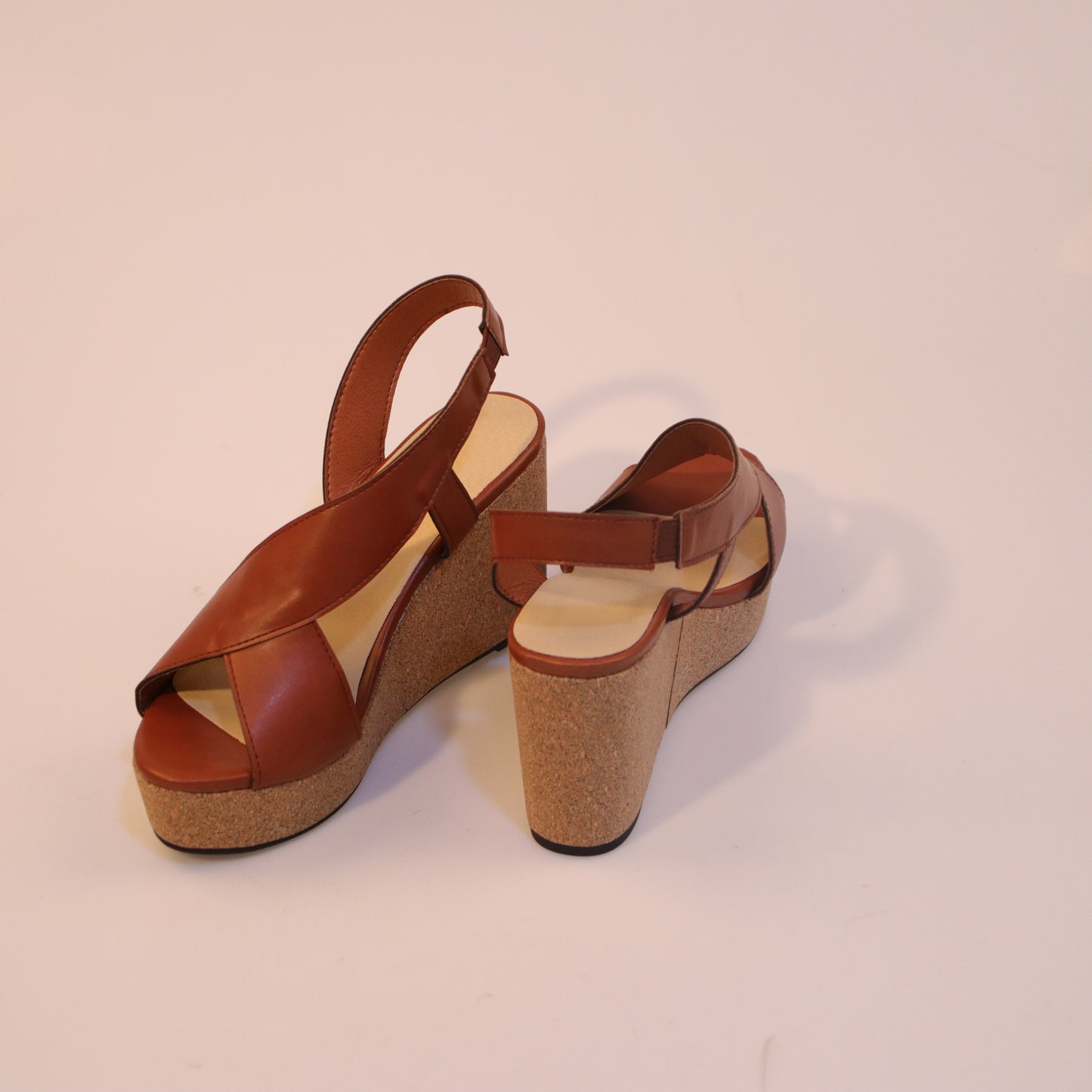 Women Summer Shoes Woman For Ladies Sandals 2020 Peep Toe Concise Wedge Heel Sandals Wedges Buckle Shoes Platform Female Shoes