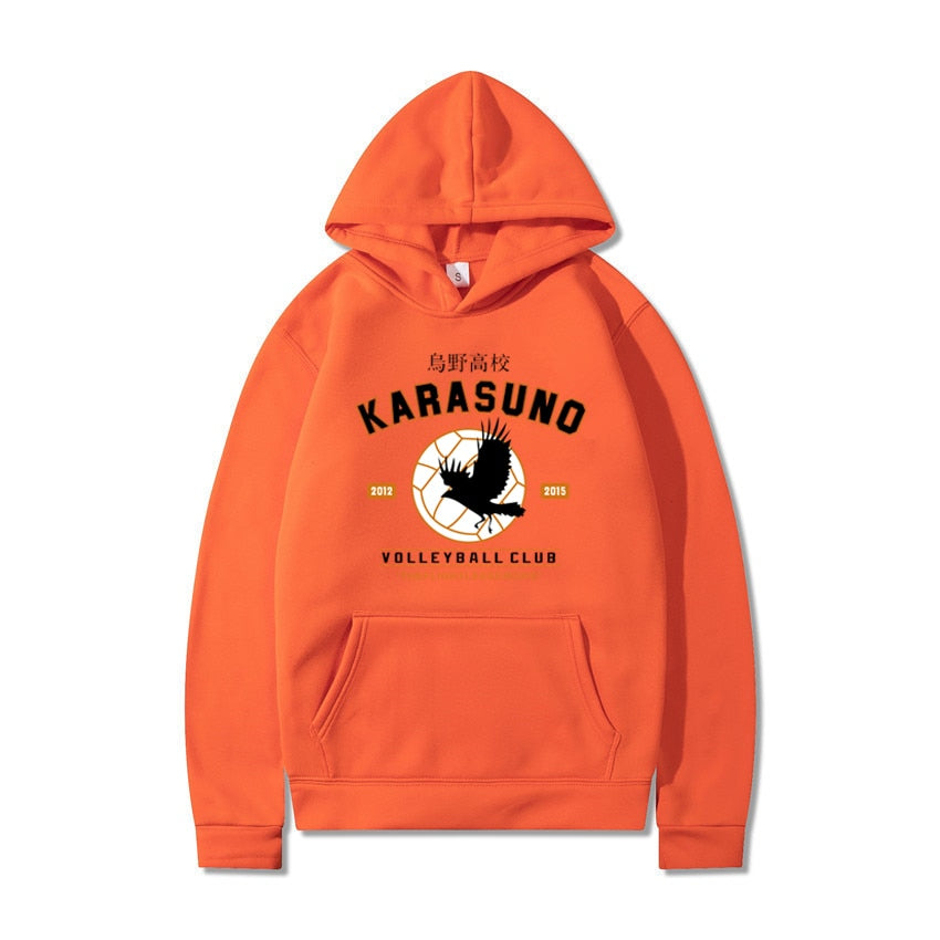 Men''s Hoodies Cartoon Haikyuu Funny Japanese Anime Streetwear Harajuku Karasuno Fly High Graphic Sweatshirts Men Women Hoodie