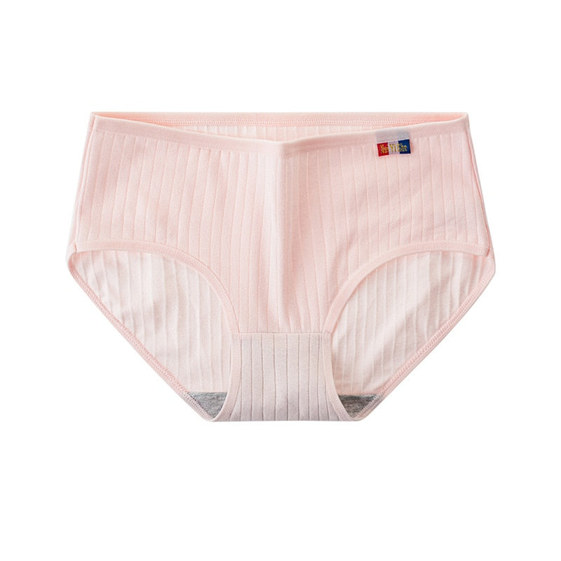 Women Cotton Underwear Seamless panties Sexy panty Female Breathable Solid Color Underpants Girls' Lingerie Briefs-XXL