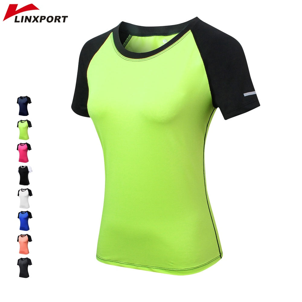 Gym T shirt Compression Tights Women's Sport Tshirt Quick Drying Rashguad Running Tops Fitness Tees Jogger Jogging Blouse Jersey