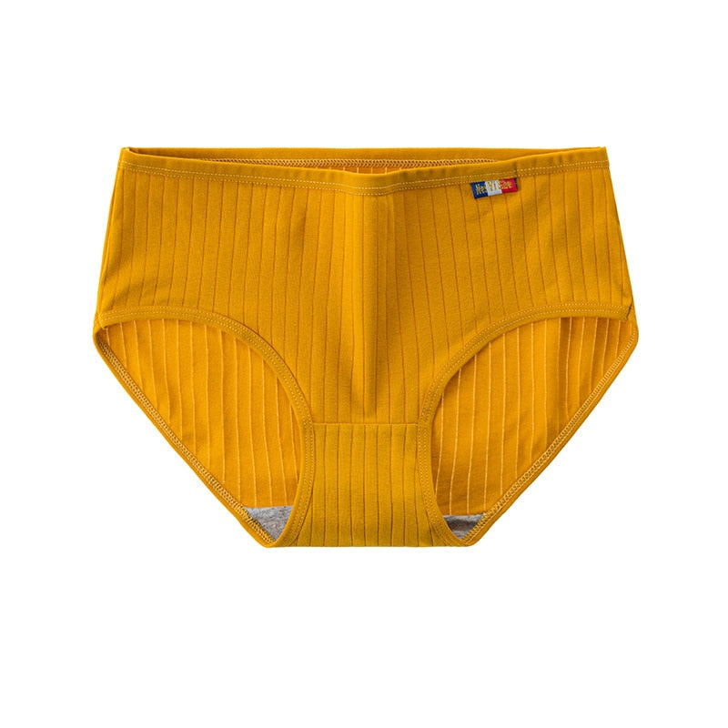 Women Cotton Underwear Seamless panties Sexy panty Female Breathable Solid Color Underpants Girls' Lingerie Briefs-XXL