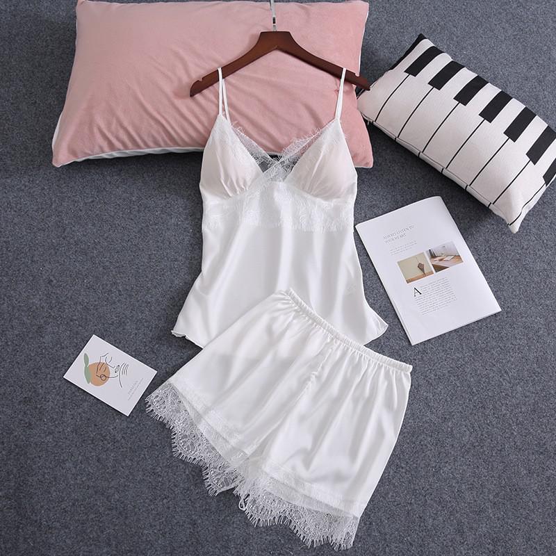 Lace Sexy Kimono Bathrobe Gown Satin Women Pink Sleepwear Casual Spring Summer New Nightwear Intimate Lingerie Homewear