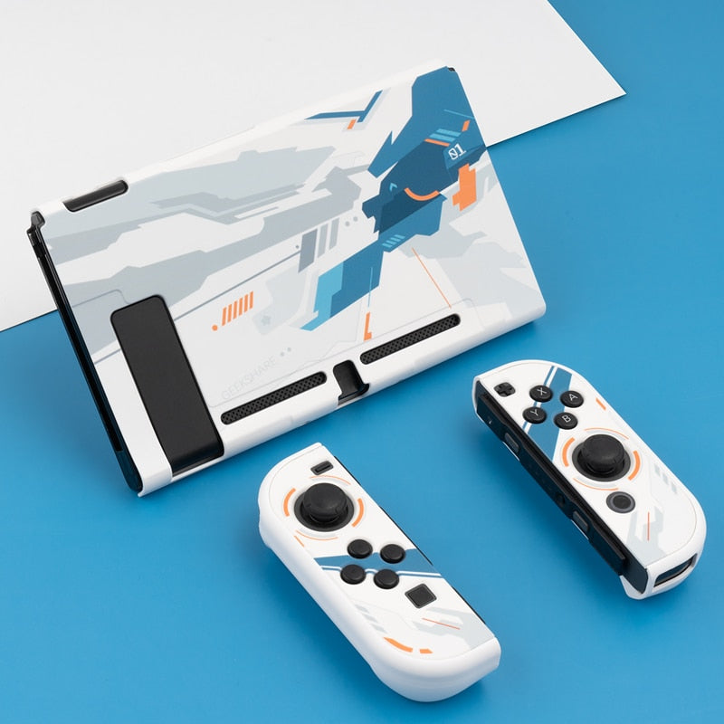 GeekShare Nintend Switch Case Cute Steamed Bread Rabbit Cartoon Soft Full Cover Back Girp Shell For Nintendo Switch Accessories