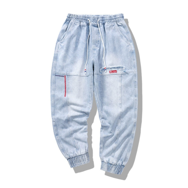 2022 New Streetwear Hip Hop Cargo Pants Men's Jeans Elastic Harun Joggers In Autumn and Spring Men ClothIng