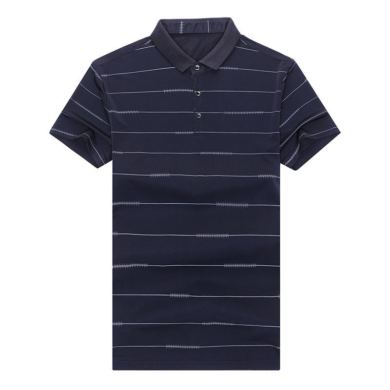 Ymwmhu 2022 New Arrival Polo Shirt Striped Short Sleeve Summer Cool Shirt Streetwear Fashion Male Polo Shirt Men Tops Clothes