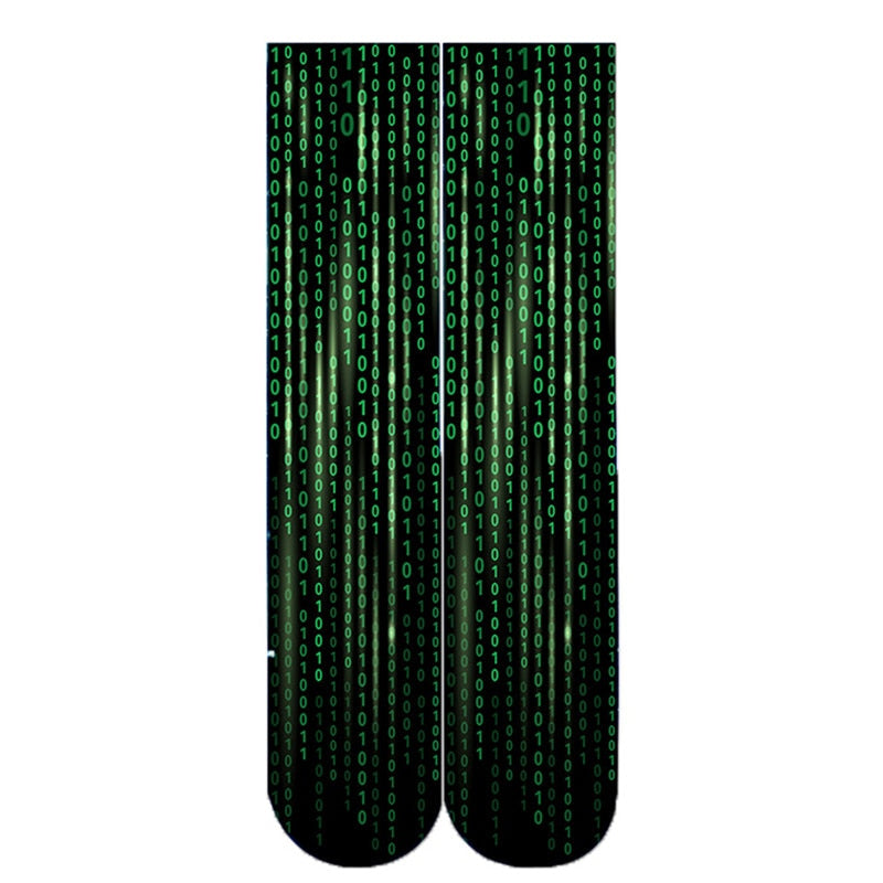 Leopard Snake Sexy Novelty Socks Women Funny Casual Cotton High Knee Socks Female Harajuku Happy Cartoon 3D Printed Men's Socks