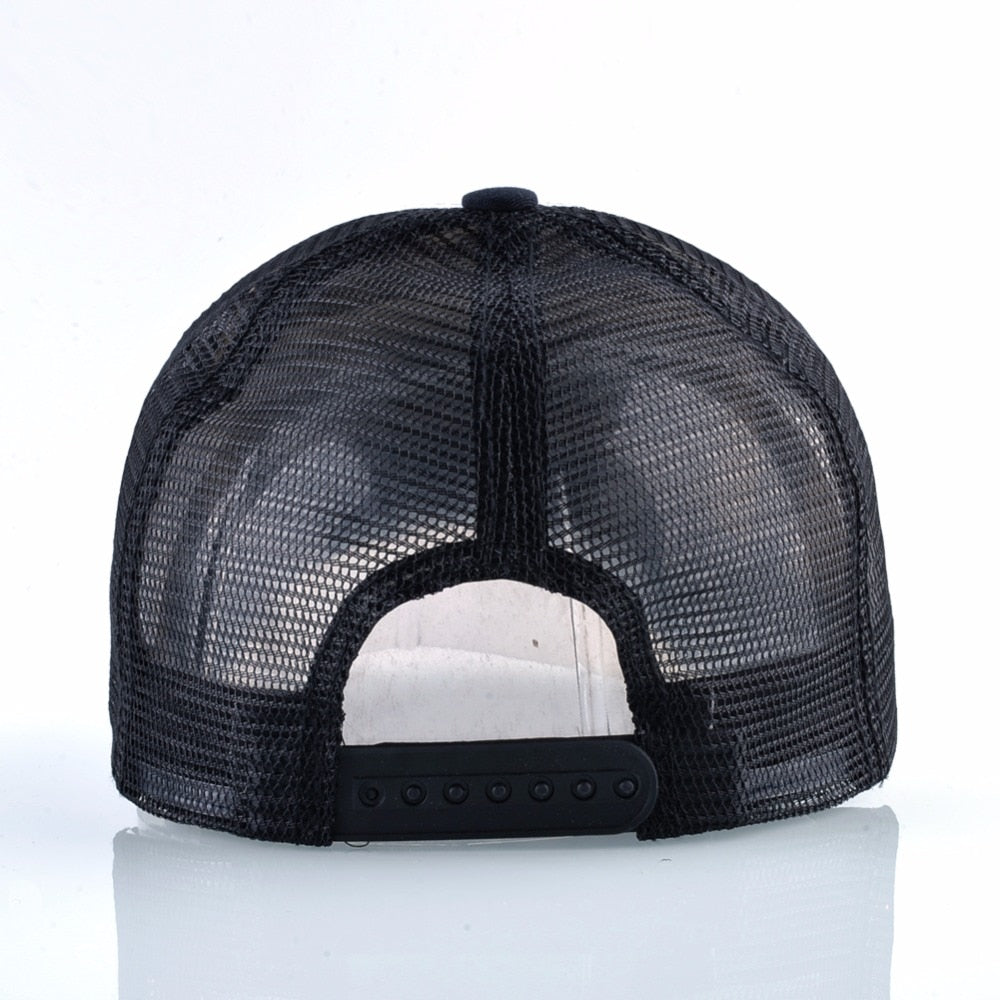 Fashion Letter Embroidery Baseball Cap For Men Women Summer Breathable Mesh Snapback Hat Unisex Hip Hop Trucker Bone Gorras