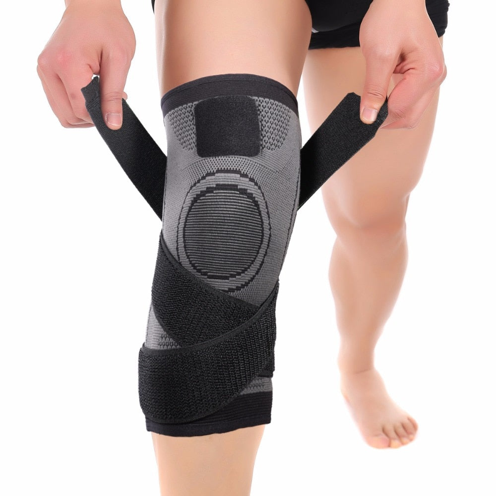 Sports Fitness Knee Pads Support Bandage Braces Elastic Nylon Sport Compression Sleeve for Basketball