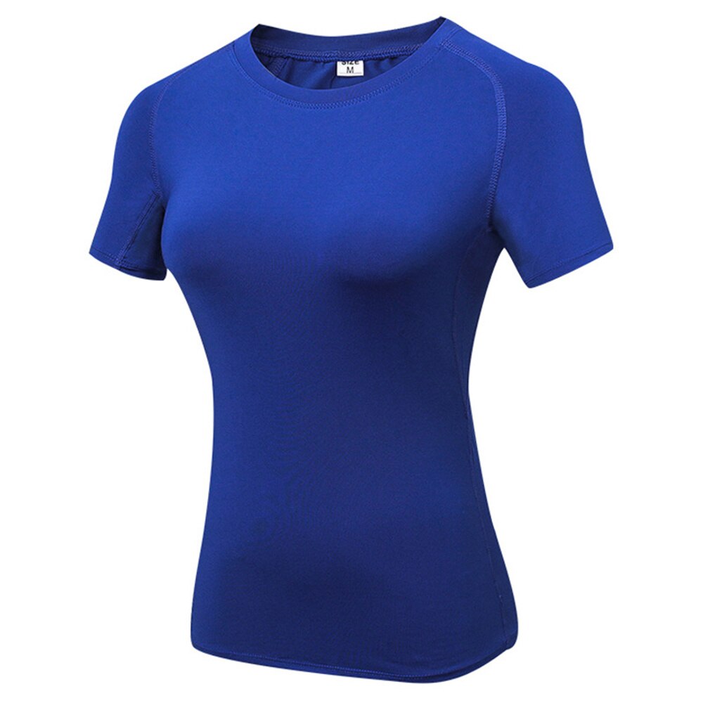 Gym T shirt Compression Tights Women's Sport Tshirt Quick Drying Rashguad Running Tops Fitness Tees Jogger Jogging Blouse Jersey