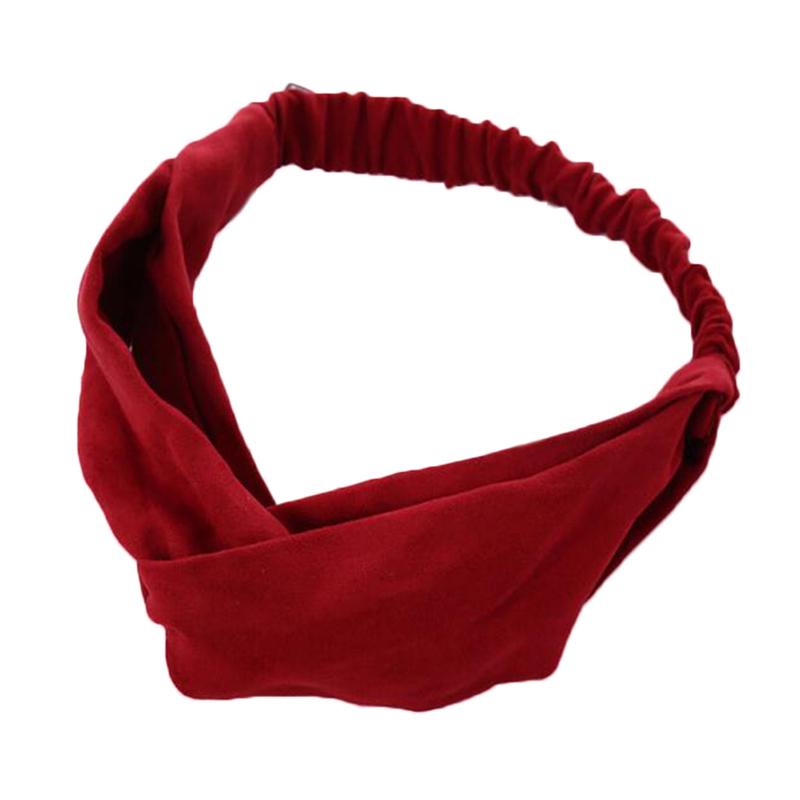 Fashion Women Girls Summer Bohemian Hair Bands Print Headbands Vintage Cross Turban Bandage Bandanas HairBands Hair Accessories