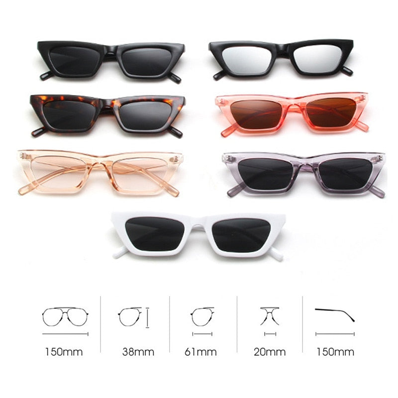 DYTYMJ New Cat Eye Sunglasses Women Fashion Mirror Sunglasses for Women Luxury Gafas De Sol Mujer 2022 Retro Cateye Shades Women
