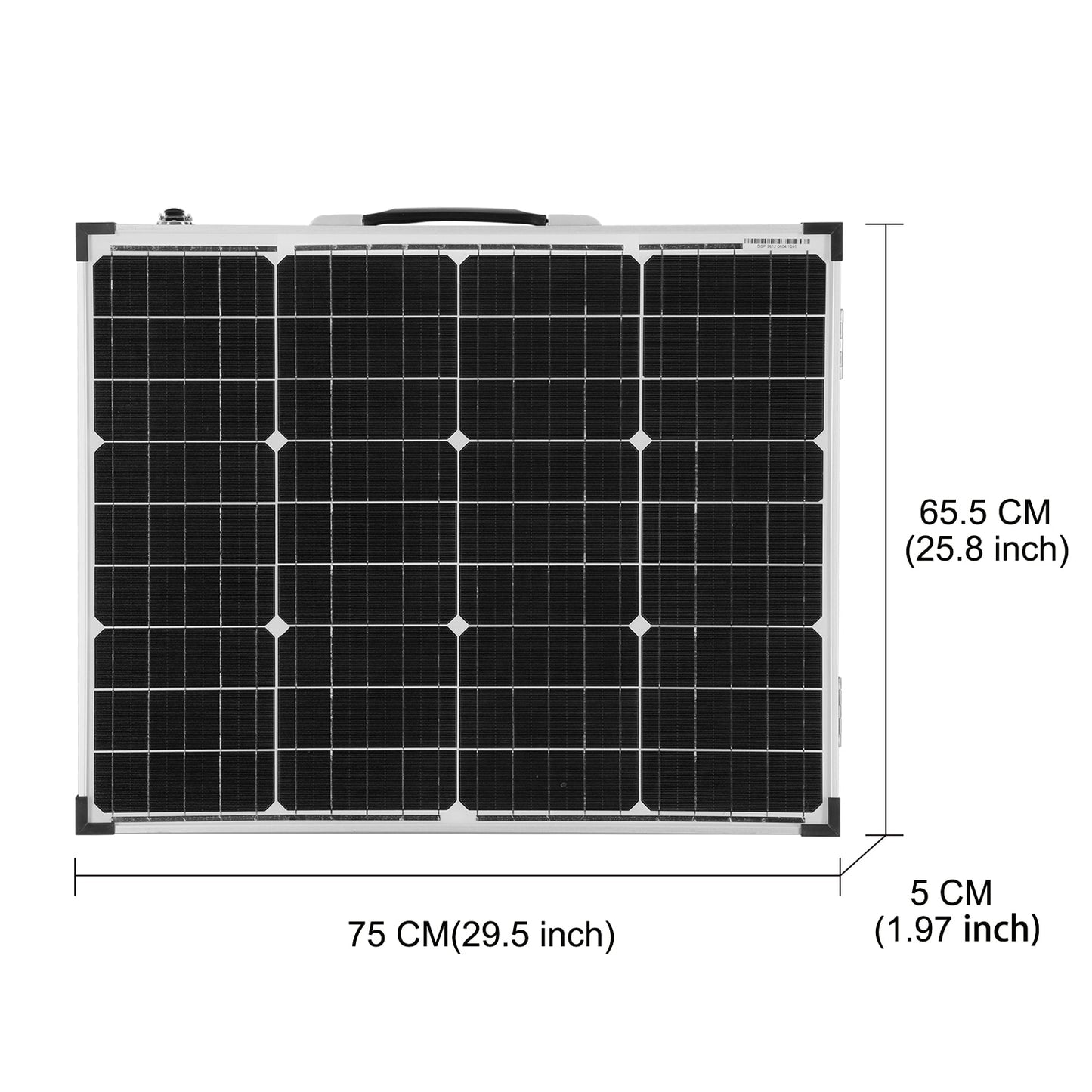 Dokio 18V 100W (2*50W) Foldable Solar Panel 12V Solar Battery Charge Cell Solar panel Sets With 12V 10A Controller Solar Syste