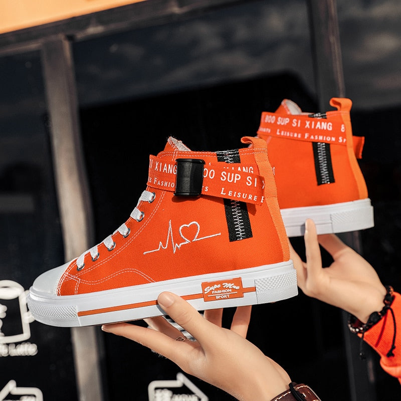 TYDZSMT Sneakers Fashion Women Canvas Shoes Breathable Flats Shoes High Top 2022 Spring Vulcanized Shoes Women Tenis Feminino