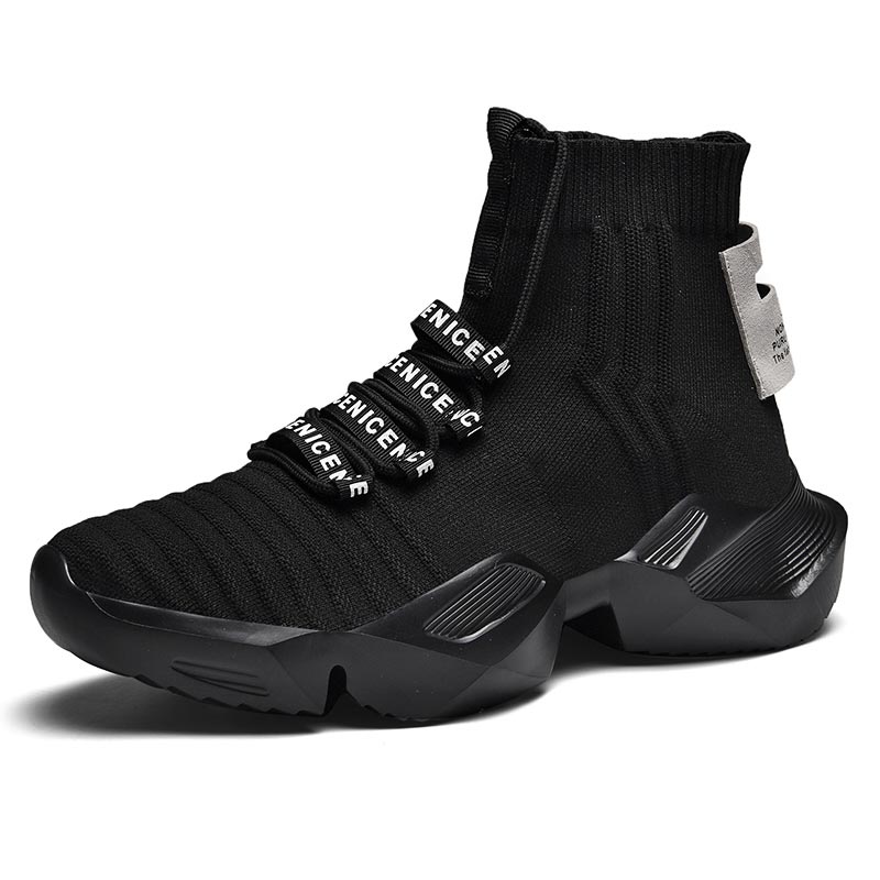 Oversize High Top Platform Men's Shoes Sport Sneakers Socks Mens Running Shoes Men Sports Sneakers Non-slip Breathable GMB-0155