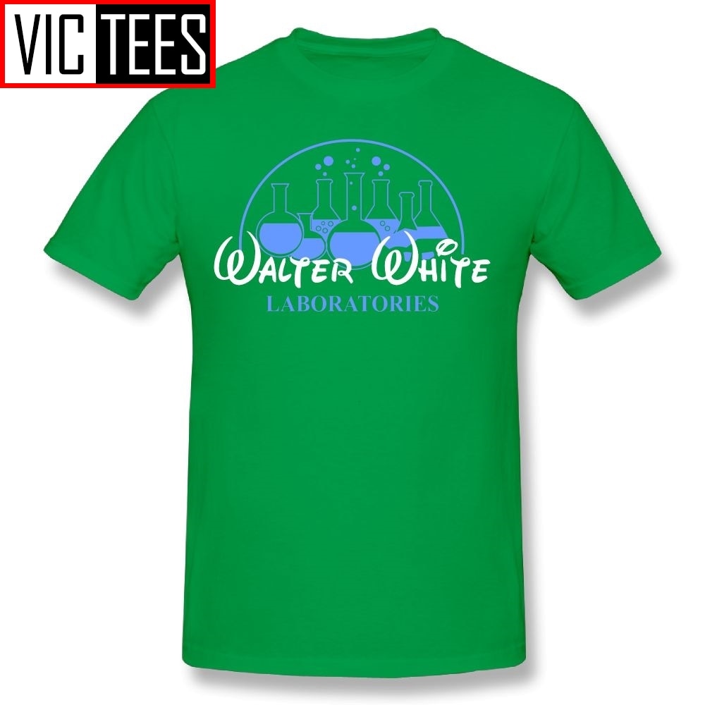 Men's Walter White Laboratories T Shirt Breaking Pinkman Bad AMC Heisenberg Mr White Cotton Tops T-Shirts Breaking Bad Tees
