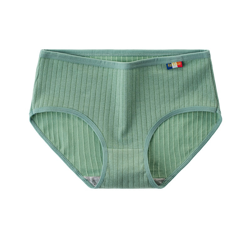 Women Cotton Underwear Seamless panties Sexy panty Female Breathable Solid Color Underpants Girls' Lingerie Briefs-XXL