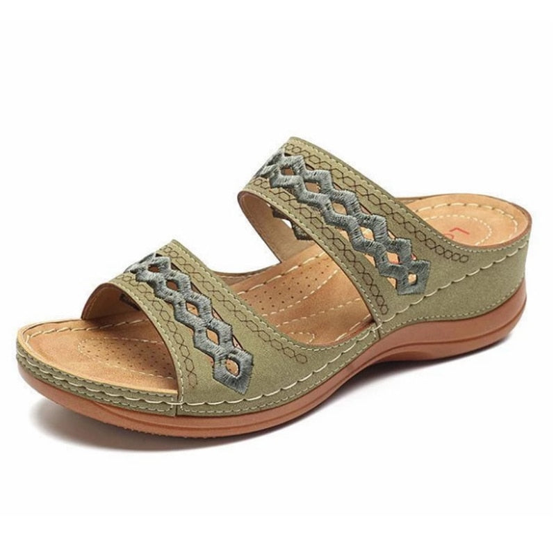 sandals women 2021 Summer Women Shoes Wedges Sandals Platform Casual Roman Women's Sandals Beach Shoes Soft Female Shoes Woman