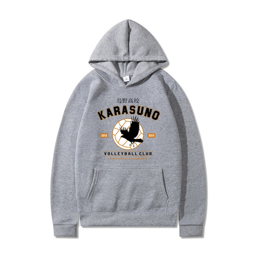 Men''s Hoodies Cartoon Haikyuu Funny Japanese Anime Streetwear Harajuku Karasuno Fly High Graphic Sweatshirts Men Women Hoodie