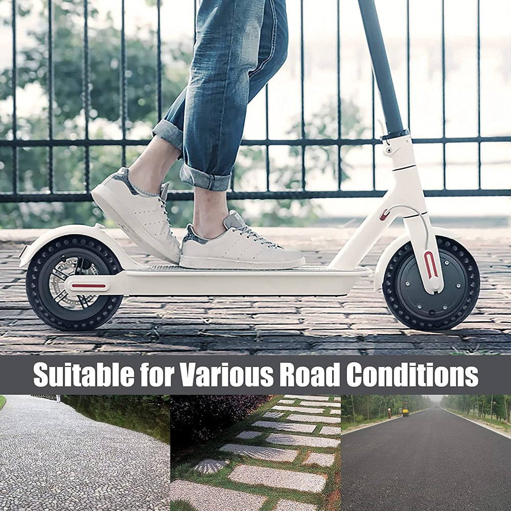 Solid Tire for Xiaomi M365 1S Pro 2 Electric Scooter 8.5'' Rubber Honeycomb Tyre for Mijia Mi Essential Scooter 8.5 inches Wheel