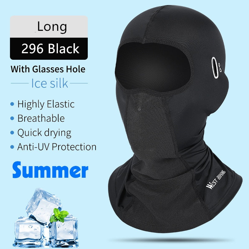 WEST BIKING Cycling Scarf Winter Warm Hat Breathable Windproof Sport Balaclava Cycling Headwear MTB Bike Motorcycle Helmet Liner