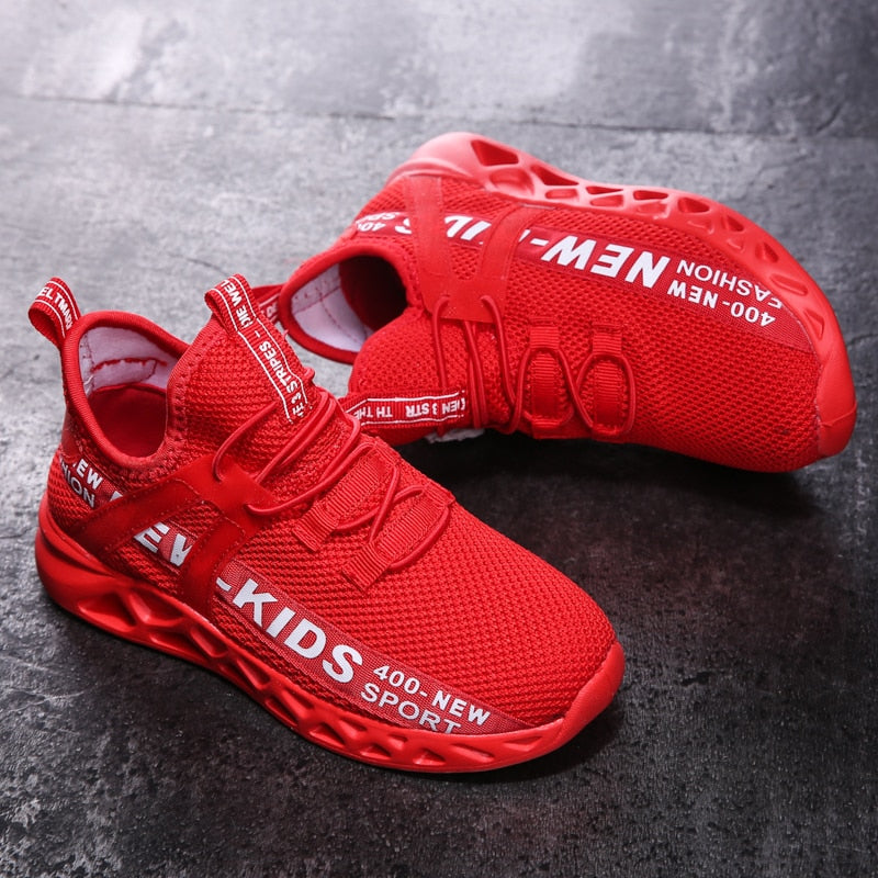 2022 New Mesh Kids Sneakers Lightweight Children Shoes Casual Breathable Boys Shoes Non-slip Girls Sneakers Zapatillas size26-39