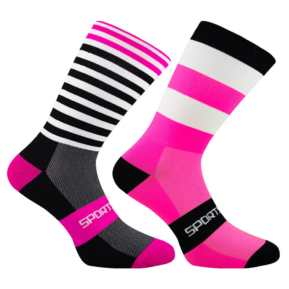 High Quality Profession Team Men Women Cycling Socks Bike Socks Breathable Bicycle Socks Outdoor Sportswear Racing Socks 2021