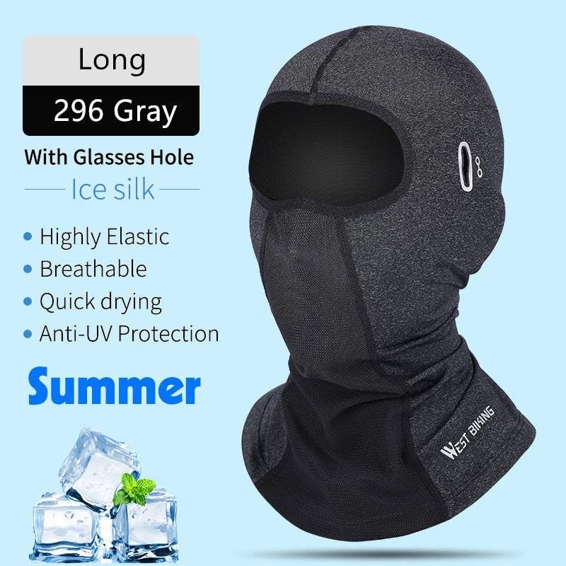WEST BIKING Cycling Scarf Winter Warm Hat Breathable Windproof Sport Balaclava Cycling Headwear MTB Bike Motorcycle Helmet Liner