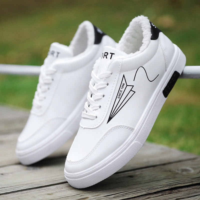 2021 Autumn Men Casual Shoes Winter Men's Board Shoes Light Sports Shoes Men Tennis Sneaker Soft White Shoes Male Flat Shoes