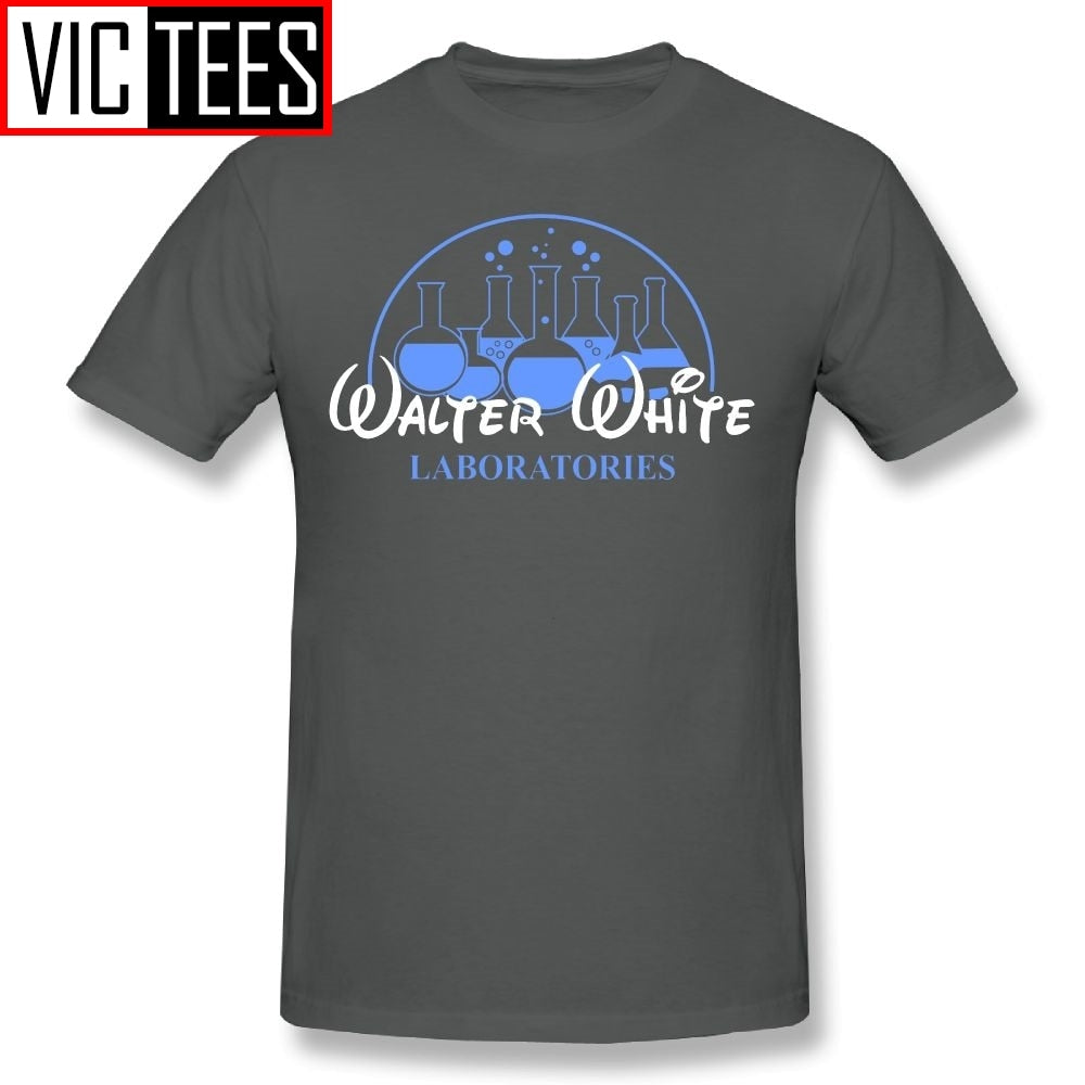 Men's Walter White Laboratories T Shirt Breaking Pinkman Bad AMC Heisenberg Mr White Cotton Tops T-Shirts Breaking Bad Tees