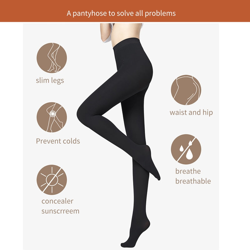 Women Tights 120D Spring Autumn Fall Pantyhose Elastic Sexy Tights Pantyhose for Girls Stockings Female Pantys Solid Color