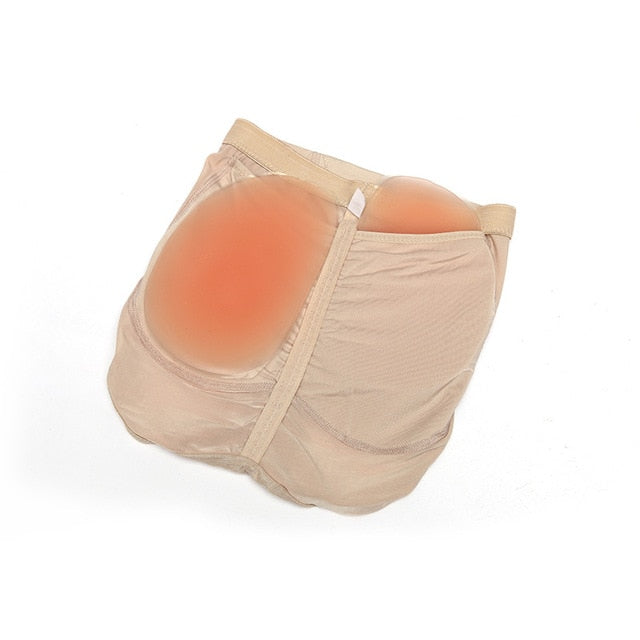 Natral Silicone Pad Enhancer Fake Ass Panty Hip Butt Lifter Underwear Invisible Bottom Shaper Seamless Padded Shapewear Panties