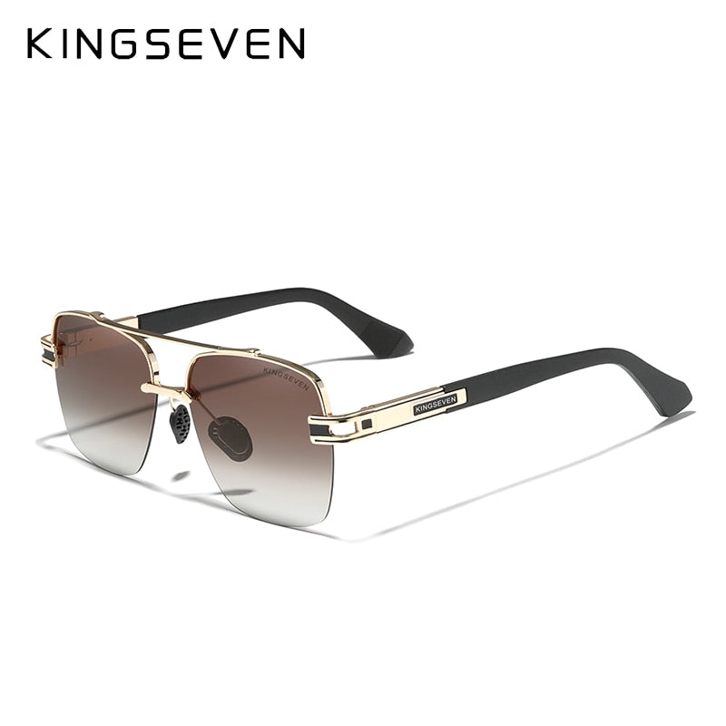 KINGSEVEN 2022 Brand New Design Sunglasses For Men Polarized Gradient Sun glasses Women Men Square Retro Eyewear Okulary