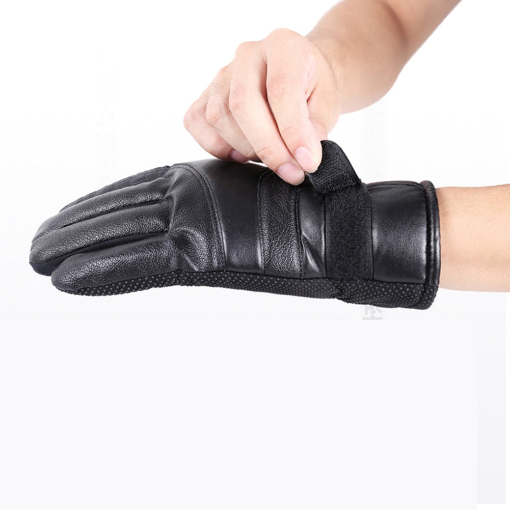 Motorcycle Electric Heated Gloves Windproof For Cycling Skiing Winter Warm Heating Gloves USB Powered For Men Women Sports Ski