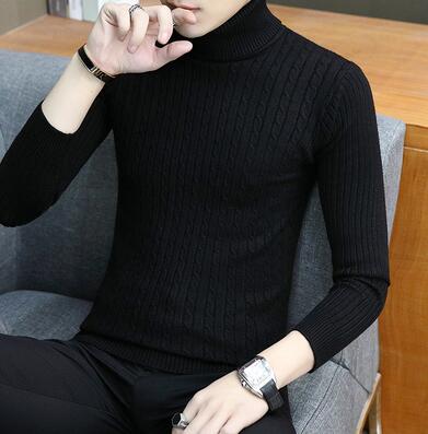 Zongke Thin White Turtleneck Men Sweater Pullover Men Clothing Korean Men Turtle Neck Spring Clothes M-3XL 2022