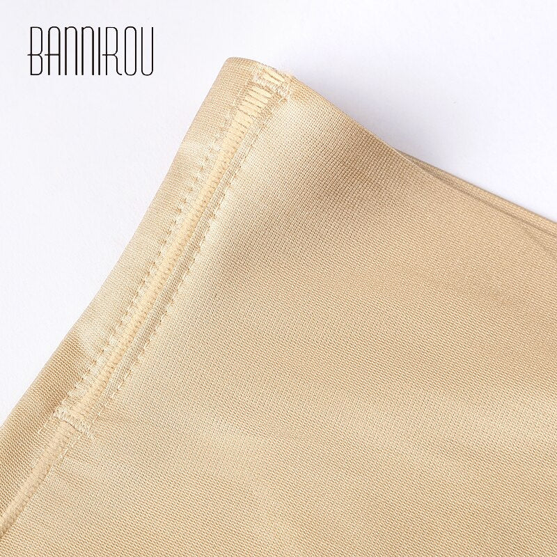 BANNIROU Slimming Underwear Panty Seamless Shaping Panties High Waist Breathable Body Shaper Tummy Shapers For Woman M-XXL 1 Pcs