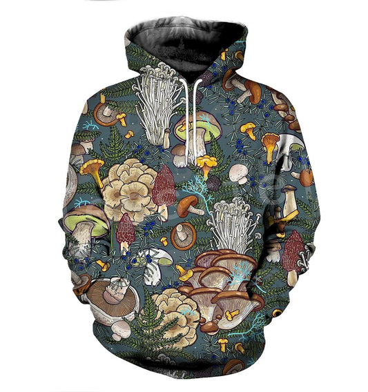 Tessffel Newest Plants Mushroom Fungus Camo Funny New Fashion Tracksuit Pullover 3DPrint Zipper/Hoodies/Sweatshirts/Jacket A-19