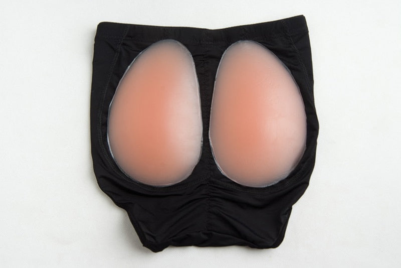 Natral Silicone Pad Enhancer Fake Ass Panty Hip Butt Lifter Underwear Invisible Bottom Shaper Seamless Padded Shapewear Panties