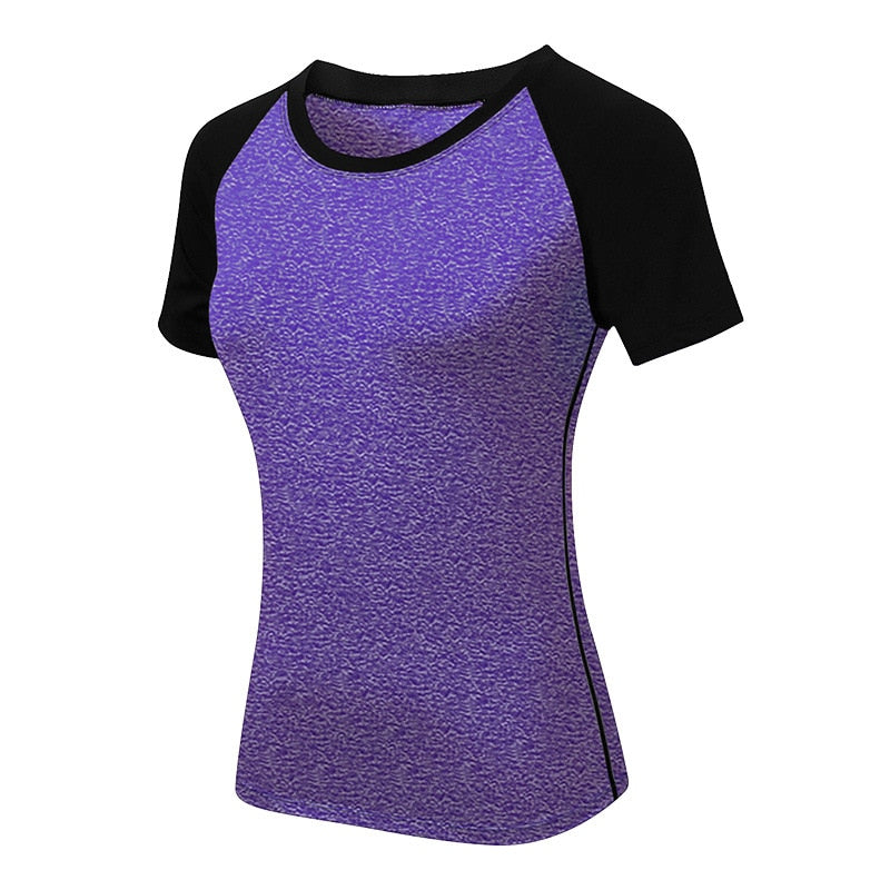 Gym T shirt Compression Tights Women's Sport Tshirt Quick Drying Rashguad Running Tops Fitness Tees Jogger Jogging Blouse Jersey