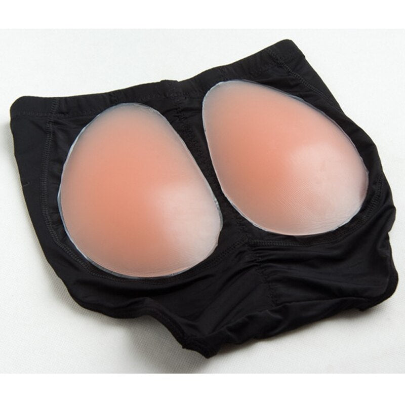 Natral Silicone Pad Enhancer Fake Ass Panty Hip Butt Lifter Underwear Invisible Bottom Shaper Seamless Padded Shapewear Panties