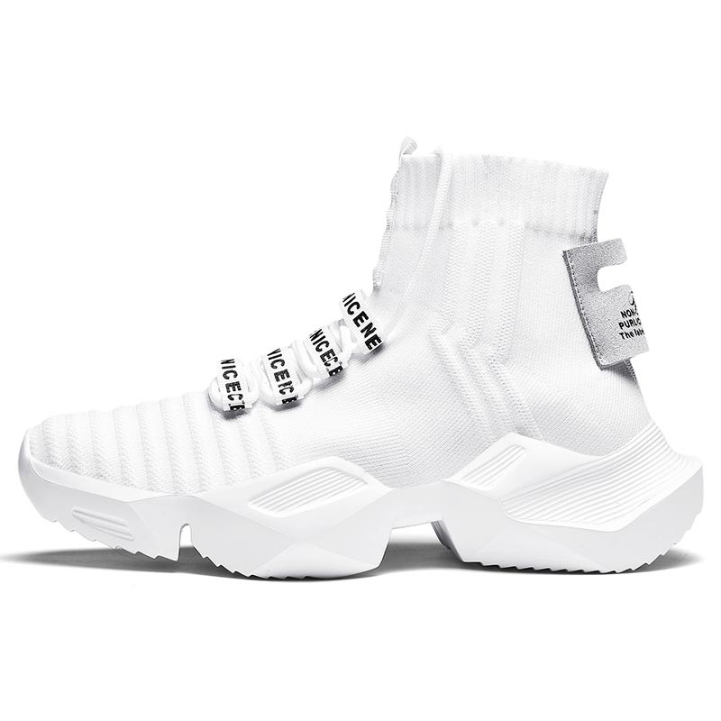 Oversize High Top Platform Men's Shoes Sport Sneakers Socks Mens Running Shoes Men Sports Sneakers Non-slip Breathable GMB-0155