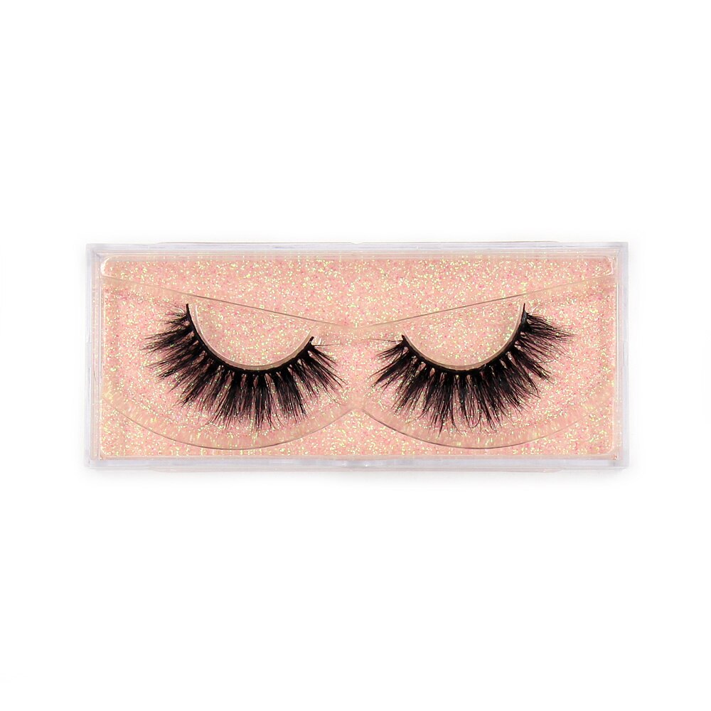 LEHUAMAO Fluffy Mink Lashes Short Wispy Natural Eyelashes 15mm-18mm Hamdmade Real 3D Mink Eyelashes Makeup False Lashes