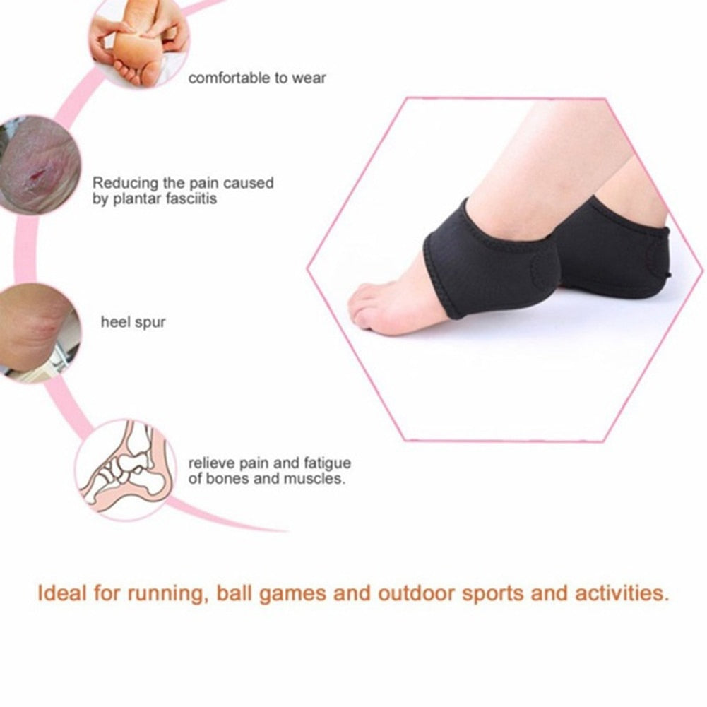 Men Women Plantar Fasciitis Socks for Achilles Tendonitis Calluses Spurs Cracked Pain Relief Heel Pads Foot Care Inserts Pad