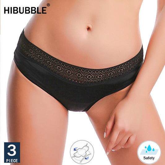 VIP Four Layers Period Panties New Leakproof Menstrual Panties Physiological Antibacterial Briefs Sexy Lace Underwear Women