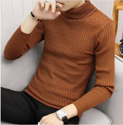 Zongke Thin White Turtleneck Men Sweater Pullover Men Clothing Korean Men Turtle Neck Spring Clothes M-3XL 2022