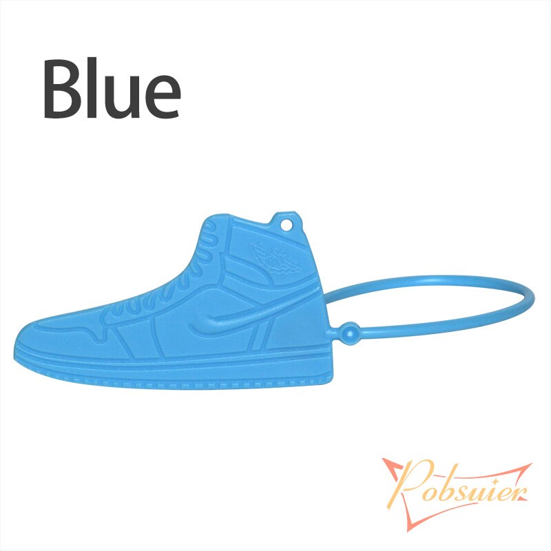 100 Custom Logo on AJ Labels Tags Off Disposable White Plastic Brand Printed Hang Label Tag for Sneakers Air Shoes 160mm/6.3"