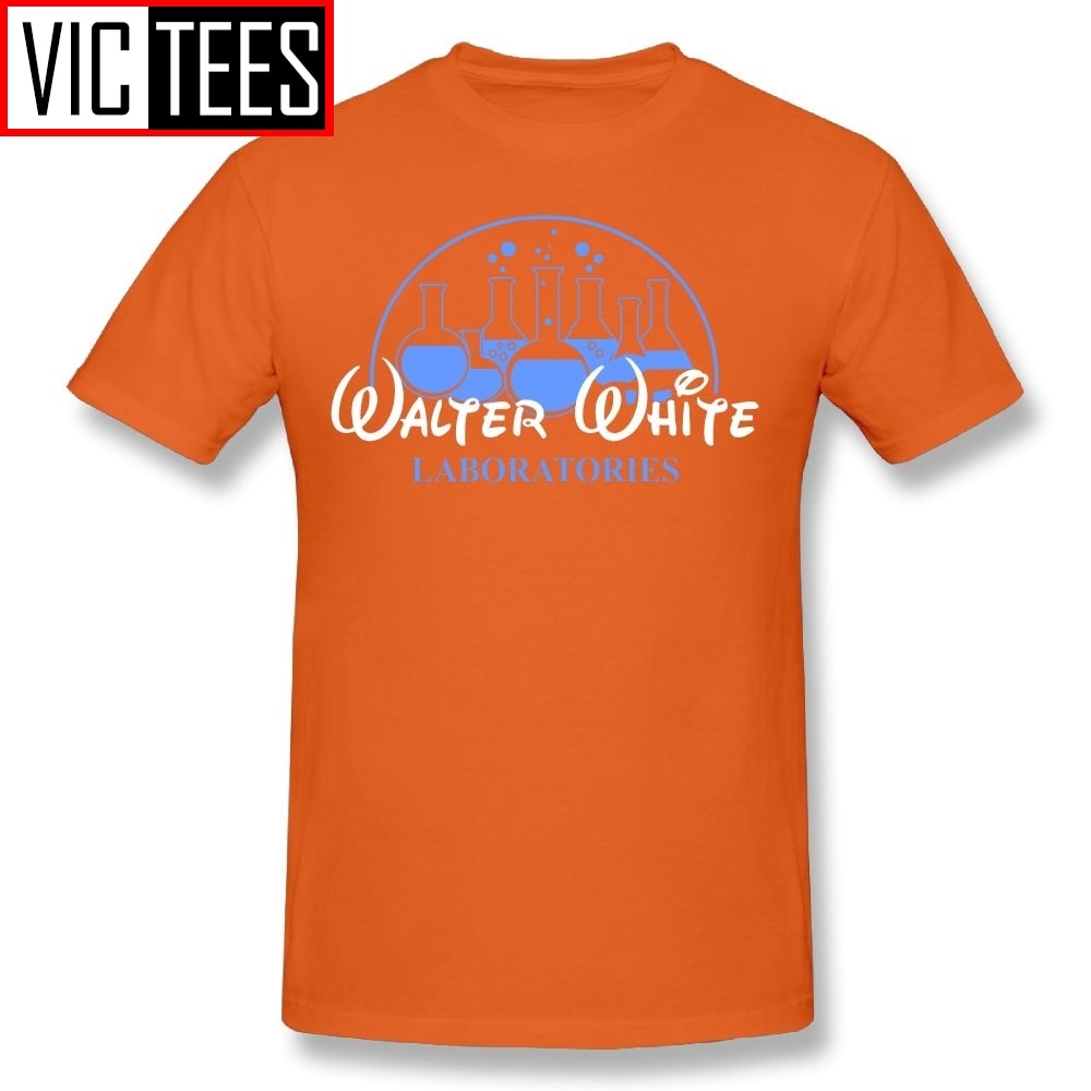 Men's Walter White Laboratories T Shirt Breaking Pinkman Bad AMC Heisenberg Mr White Cotton Tops T-Shirts Breaking Bad Tees