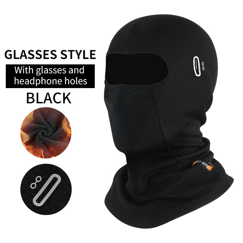WEST BIKING Cycling Scarf Winter Warm Hat Breathable Windproof Sport Balaclava Cycling Headwear MTB Bike Motorcycle Helmet Liner