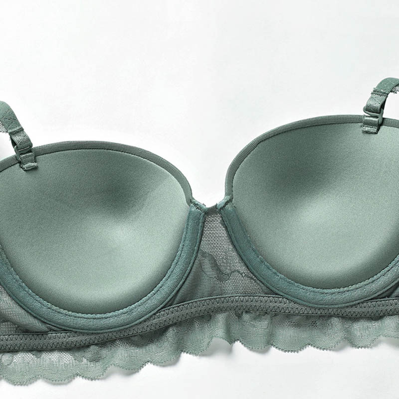 CINOON New Women underwear Set Lace Sexy Push-up Bra And Panty Sets Comfortable Brassiere Adjustable Straps Gathered Lingerie