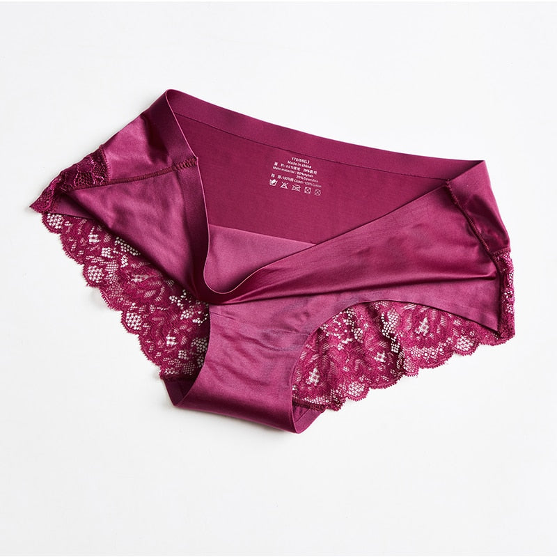 1 Pcs Panties For Woman Seamless Underwear Sexy Lace Briefs Solid Female Panties Underwear Women Sexy Lace Lingerie New BANNIROU